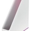 Leitz Wow Dual Colour Magazine File White Purple 53621062 Fusion Office