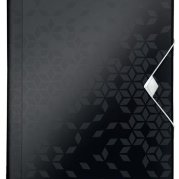 Leitz Wow Expanding Organiser Files Black 45890095 Pack 5 Fusion Office