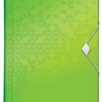 Leitz Wow Expanding Organiser Files Green 45890054 Pack 5 Fusion Office