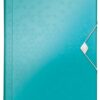 Leitz Wow Expanding Organiser Files Ice Blue 45890051 Pack 5 Fusion Office