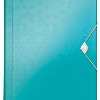 Leitz Wow Expanding Organiser Files Ice Blue 45890051 Pack 5 Fusion Office