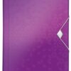 Leitz Wow Expanding Organiser Files Purple 45890062 Pack 5 Fusion Office