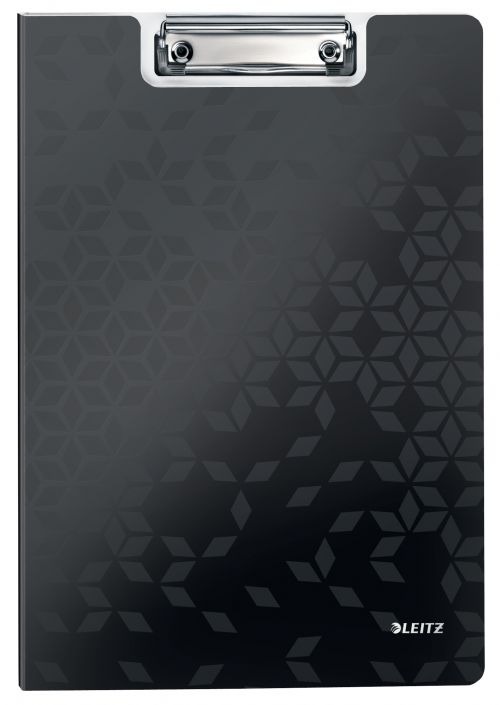 Leitz Wow Foldover Clipboard A4 Black 41990095 Fusion Office