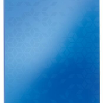 Leitz Wow Foldover Clipboard A4 Metallic Blue 41990036 Pack 10 Fusion Office