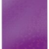 Leitz Wow Foldover Clipboard A4 Metallic Purple 41990062 Pack 10 Fusion Office