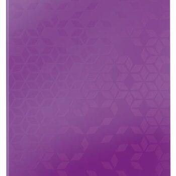 Leitz Wow Foldover Clipboard A4 Metallic Purple 41990062 Pack 10 Fusion Office