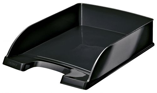 Leitz Wow Letter Trays Black 52263095 Pack 5 Fusion Office