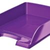 Leitz Wow Letter Trays Metallic Purple 52263062 Pack 5 Fusion Office