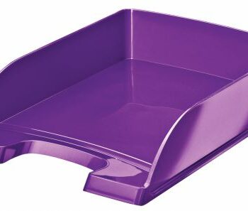 Leitz Wow Letter Trays Metallic Purple 52263062 Pack 5 Fusion Office