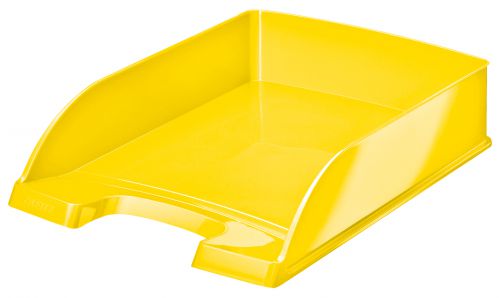 Leitz Wow Letter Trays Yellow 52263016 Pack 5 Fusion Office
