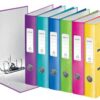 Leitz Wow Lever Arch Files 50mm Assorted 10061099 Pack 10 Fusion Office