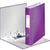 Leitz Wow Lever Arch Files 50mm Purple 10060062 Pack 10 Fusion Office