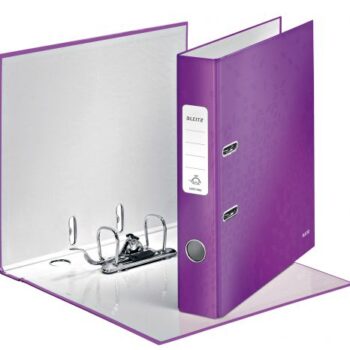 Leitz Wow Lever Arch Files 50mm Purple 10060062 Pack 10 Fusion Office