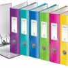 Leitz Wow Lever Arch Files Assorted A4 10051099 Pack 10 Fusion Office