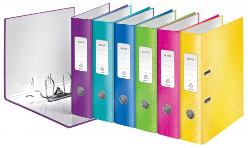 Leitz Wow Lever Arch Files Assorted A4 10051099 Pack 10 Fusion Office