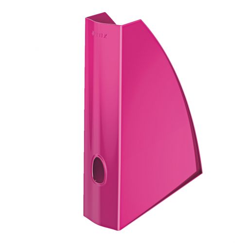 Leitz Wow Magazine File A4 Metalic Pink 52771023 Fusion Office