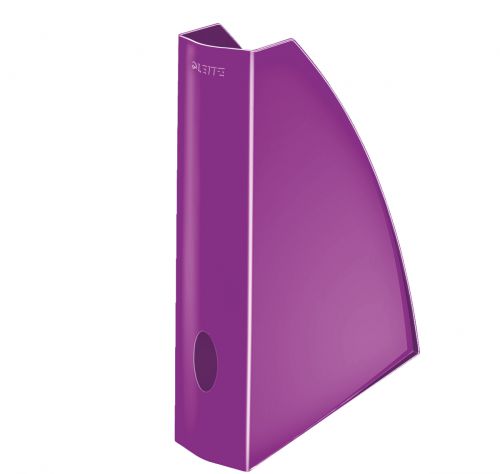 Leitz Wow Magazine File A4 Purple 52771062 Fusion Office