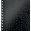 Leitz Wow Notebook A4 Polyprop Cover Black 46370095 Pack 6 Fusion Office