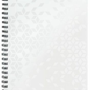 Leitz Wow Notebook A4 Polyprop Cover White 46370001 Pack 6 Fusion Office