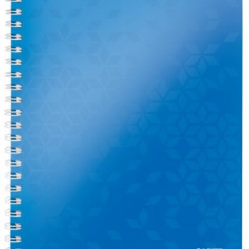 Leitz Wow Notebook A4 Polypropylene Cover Blue 46370036 Pack 6 Fusion Office