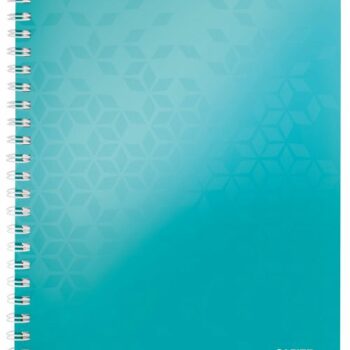 Leitz Wow Notebook A4 Polypropylene Cover Ice Blue 46370051 Pack 6 Fusion Office