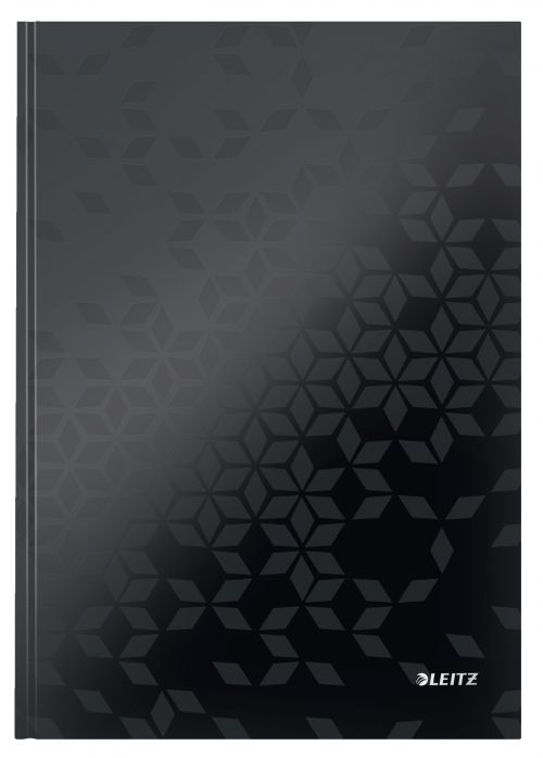 Leitz Wow Notebook A4 Ruled Black Cover 46251095 Pack 6 Fusion Office
