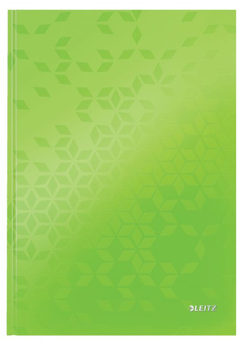 Leitz Wow Notebook A4 Ruled Green Cover 46251054 Pack 6 Fusion Office