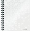 Leitz Wow Notebook A5 Polyprop Cover White 46390001 Pack 6 Fusion Office