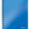 Leitz Wow Notebook A5 Polypropylene Cover Blue 46390036 Pack 6 Fusion Office