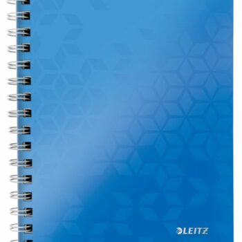 Leitz Wow Notebook A5 Polypropylene Cover Blue 46390036 Pack 6 Fusion Office