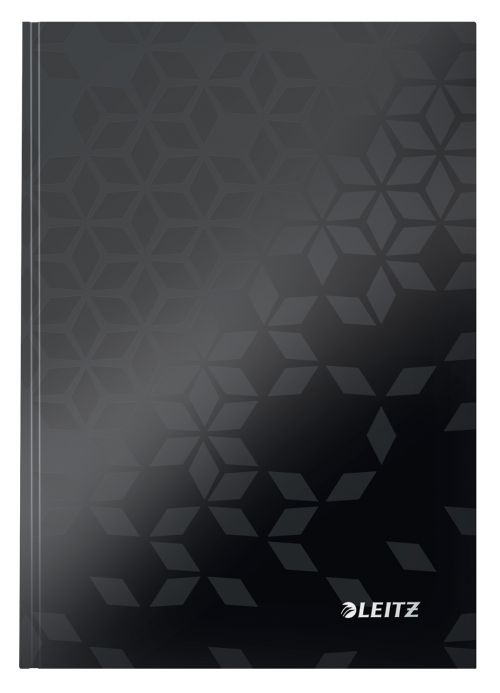 Leitz Wow Notebook A5 Ruled Black Cover 46271095 Pack 6 Fusion Office