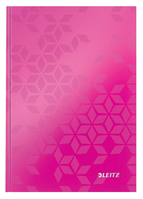 Leitz Wow Notebooks A5 Ruled Pink Cover 46271023 Pack 6 Fusion Office