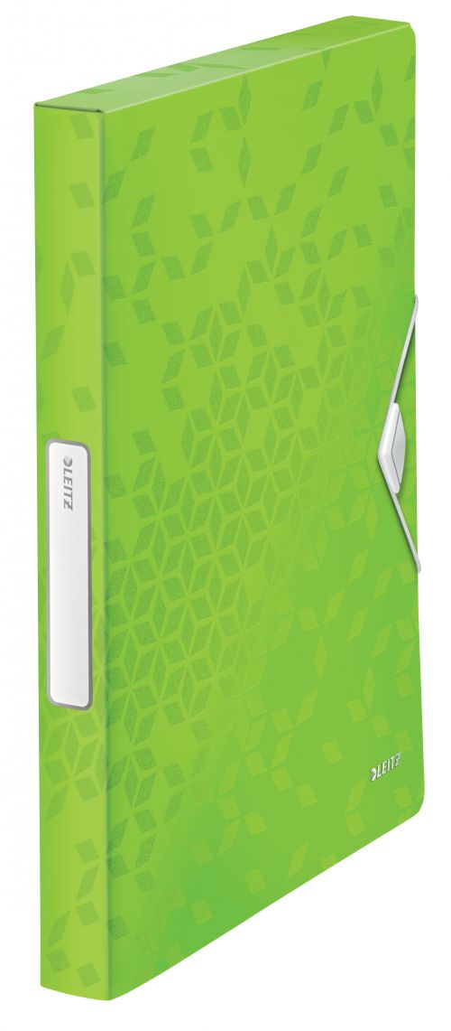 Leitz Wow Polypropylene Box Files Green 46290054 Pack 5 Fusion Office