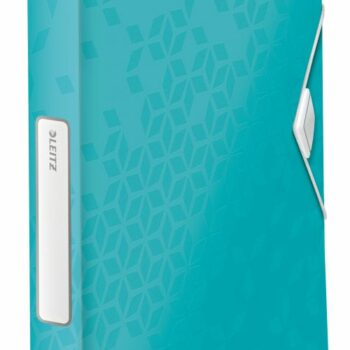 Leitz Wow Polypropylene Box Files Ice Blue 46290051 Pack 5 Fusion Office