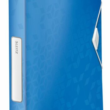 Leitz Wow Polypropylene Box Files Metallic Blue 46290036 Pack 5 Fusion Office