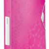 Leitz Wow Polypropylene Box Files Metallic Pink 46290023 Pack 5 Fusion Office