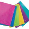 Leitz Wow Punched Pockets With Flap Assorted 47070099 Pack 6 X 30 Fusion Office