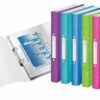 Leitz Wow Ring Binders Polypropylene Assorted 25mm 2 Ring Pack 12 Fusion Office