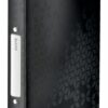 Leitz Wow Ring Binders Polypropylene Black 25mm 2 Ring 42570095 Pack 10 Fusion Office
