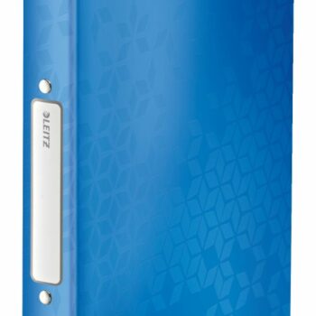 Leitz Wow Ring Binders Polypropylene Blue 25mm 2 Ring 42570036 Pack 10 Fusion Office