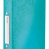 Leitz Wow Ring Binders Polypropylene Ice Blue 25mm 2 Ring 42570051 Pack 10 Fusion Office