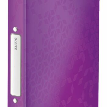 Leitz Wow Ring Binders Polypropylene Purple 25mm 2 Ring 42570062 Pack 10 Fusion Office