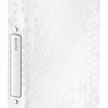 Leitz Wow Ring Binders Polypropylene White 25mm 2 Ring 42570001 Pack 10 Fusion Office