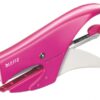 Leitz Wow Stapling Pliers Back Loader Pink 15 Sheets 55312023 Fusion Office