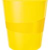 Leitz Wow Waste Bin 15litres Yellow 52781016 Fusion Office