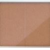Nobo Cork Lockable Notice Board 15xa4 1140x970mm 1915332 Fusion Office