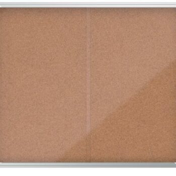 Nobo Cork Lockable Notice Board 15xa4 1140x970mm 1915332 Fusion Office