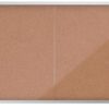 Nobo Cork Lockable Notice Board 18xa4 1355x970mm 1902575 Fusion Office