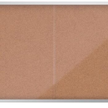 Nobo Cork Lockable Notice Board 18xa4 1355x970mm 1902575 Fusion Office