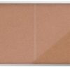 Nobo Cork Lockable Notice Board 27xa4 2000x970mm 1915333 Fusion Office